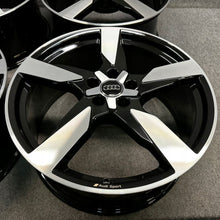 Laden Sie das Bild in den Galerie-Viewer, 4x Alufelge 20 Zoll 8.5" 5x112 43ET Glanz Schwarz 4K0601025AD Audi A6 C8 FEL7275770371rn
