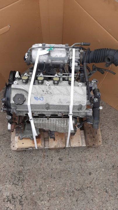 Motor Mitsubishi 4G69 2.4 128TKm Engine Komplett MOT9716152253vw