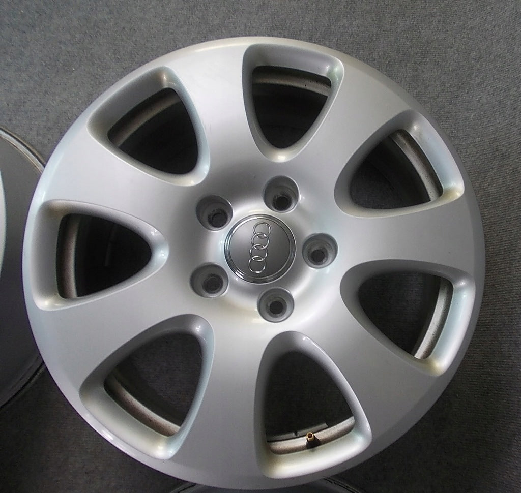 4x Alufelge 18 Zoll 7.5" 5x130 53ET Glanz Silber 4L0601025E Audi Q7 Rim Wheel FEL4097646302ee