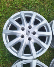 Load image into Gallery viewer, 4x Alufelge 18 Zoll 8.0" 5x130 53ET Glanz Silber 7P5601025 Porsche Cayenne FEL6199444233dk