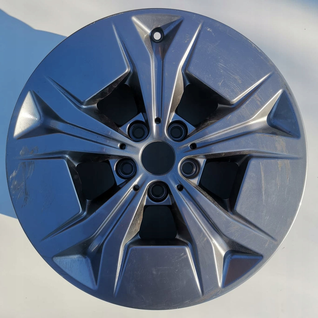 1x Alufelge 17 Zoll 7.5" 5x112 43ET Glanz Grau 6898036 BMW 1 Rim Wheel FEL5835047703dw