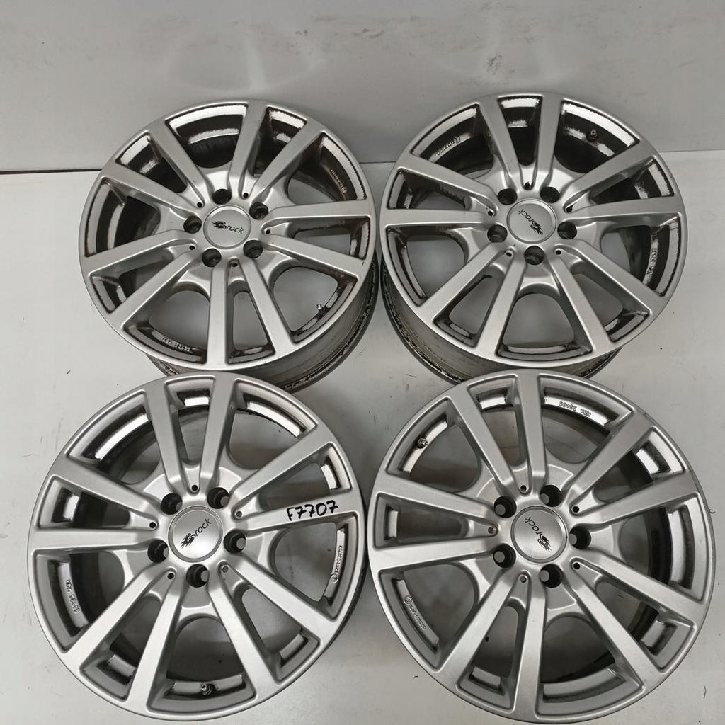 4x Alufelge 17 Zoll 7.0" 5x112 51ET Glanz Silber Audi I Rim Wheel FEL2385732160ny