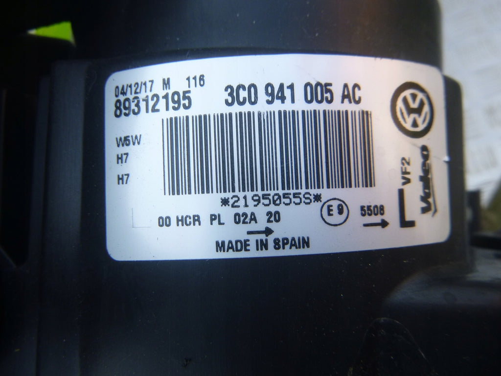Frontscheinwerfer VW Passat 89312195 Links Scheinwerfer Headlight SCH7535655869au