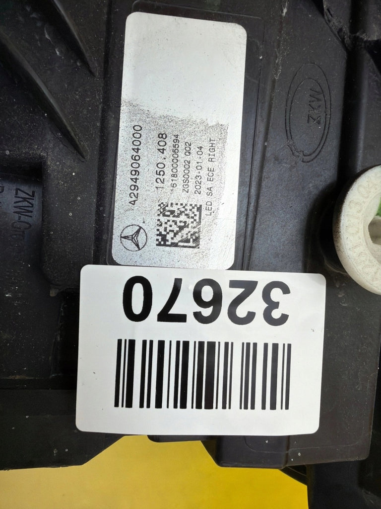 Frontscheinwerfer Mercedes-Benz Eqe A2949064000 LED Rechts Headlight SCH8519516338hj