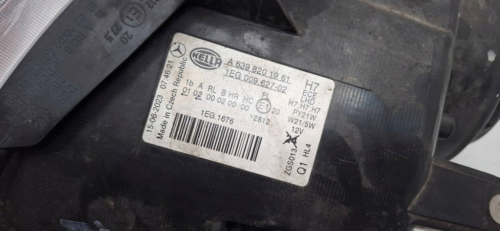 Frontscheinwerfer Mercedes-Benz Vito W639 A6398201961 Rechts Headlight