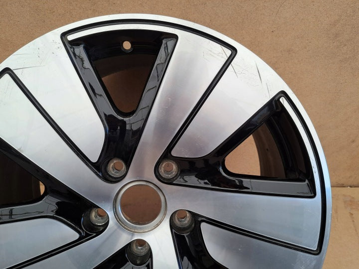 1x Alufelge 19 Zoll 8.0" 5x130 50ET Glanz 9J1601025BM Porsche Taycan Rim Wheel FEL3687895673dl