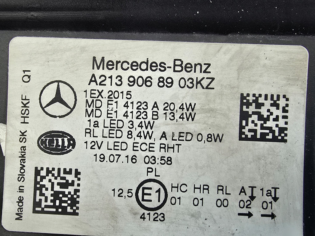 Frontscheinwerfer Mercedes-Benz W213 A2139068903KZ Links Scheinwerfer Headlight SCH5083443951yw
