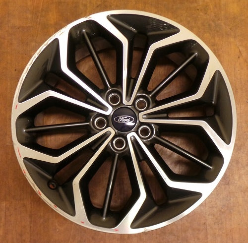 1x Alufelge 18 Zoll 8.0" 5x108 55ET Matt Schwarz JX7CS1A Ford Focus Rim Wheel FEL4113982604rd