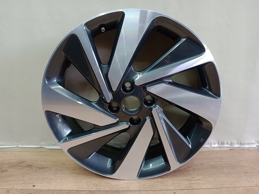 1x Alufelge 18 Zoll 5.0" 4x100 40ET Glanz Schwarz CMS1211-3 Toyota Aygo X FEL8521500984vv