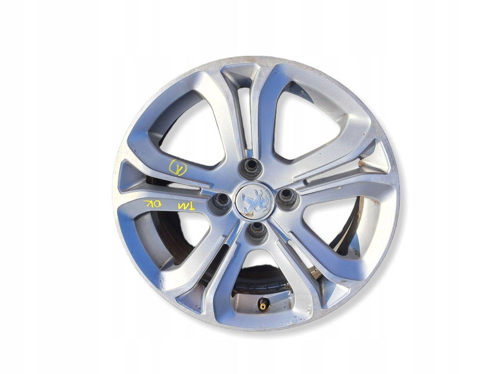 1x Alufelge 16 Zoll 6.0" 4x108 23ET Glanz Graphit 9673773677 Peugeot 208 FEL7191787012uu