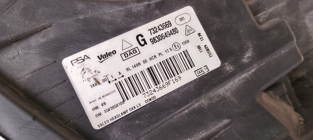 Frontscheinwerfer Citroën C4 III 9830649480 73243669 LED Links Headlight SCH3540572961mq