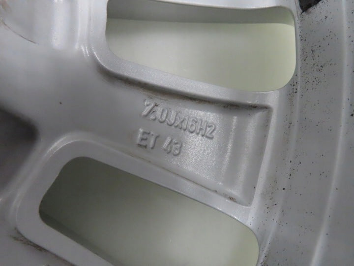 4x Alufelge 16 Zoll 7.0" 5x112 43ET Silber A2044010602 Mercedes-Benz W204 FEL5844902088xn