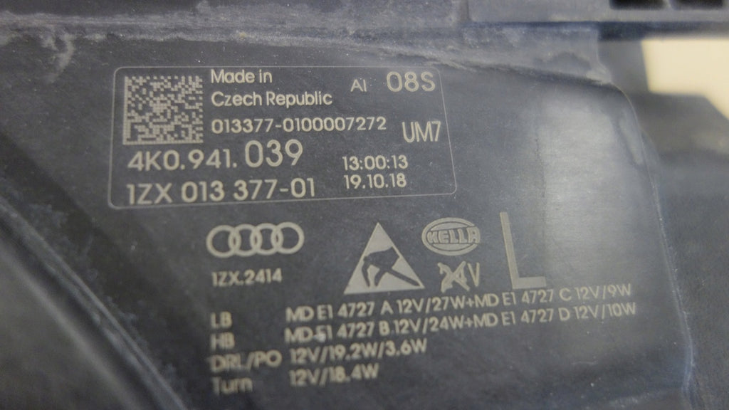 Frontscheinwerfer Audi A6 4K0941039 LED Links Scheinwerfer Headlight SCH7798266300yi