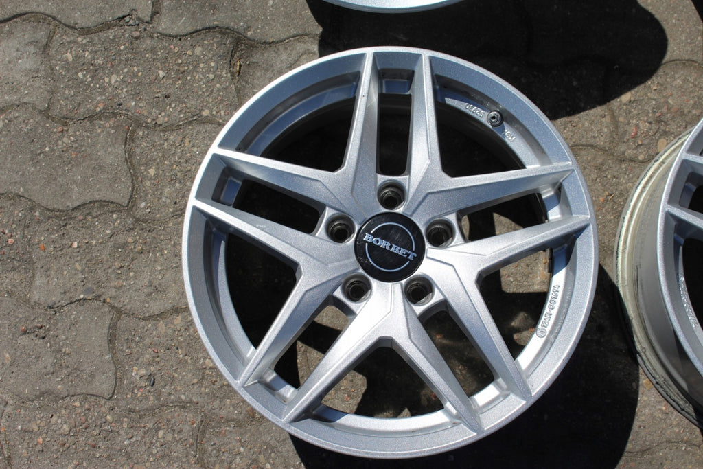 4x Alufelge 16 Zoll 6.5" 5x112 44ET Glanz Silber KBA-52930- Audi I Rim Wheel FEL6848884133ms