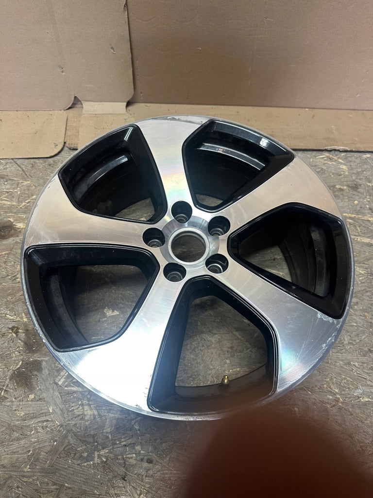 1x Alufelge 18 Zoll 7.5" 5x112 49ET Glanz Schwarz 5G0601025 VW Golf Vi Rim Wheel FEL4856945177gz