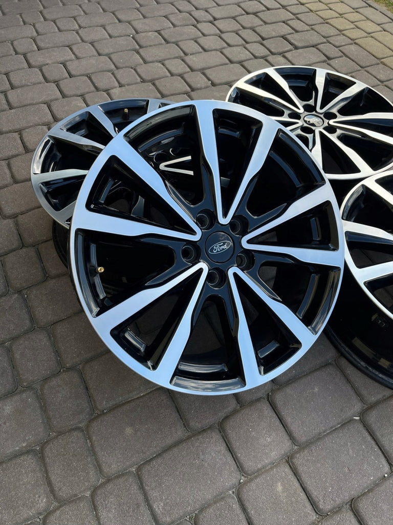 4x Alufelge 18 Zoll 7.5" 5x108 52 5ET Glanz Schwarz GJ5C-1007-P1A Ford Kuga I FEL4752399759un
