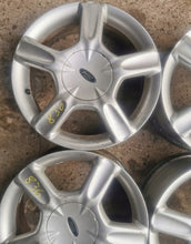 Laden Sie das Bild in den Galerie-Viewer, 4x Alufelge 16 Zoll 6.0" 4x108 52 5ET Silber Ford I Rim Wheel FEL4717078323kl