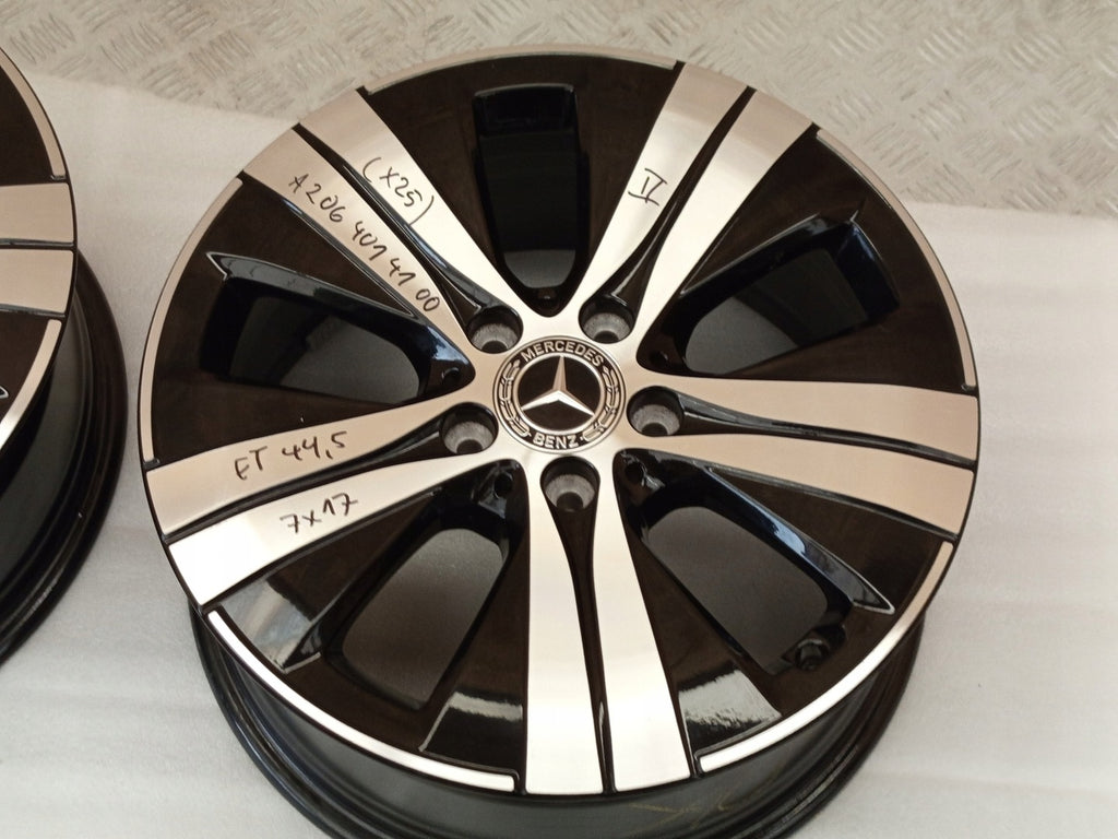 1x Alufelge 17 Zoll 7.0" 5x112 44 5ET A2184010002 Mercedes-Benz W206 Rim Wheel