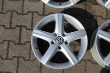 Laden Sie das Bild in den Galerie-Viewer, 4x Alufelge 16 Zoll 6.0" 5x112 48ET Glanz Silber 5G0601025CE VW Golf Vii FEL3465243100xx