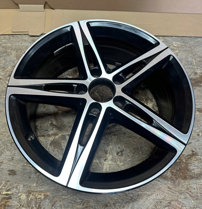 1x Alufelge 18 Zoll 7.5" 5x112 49ET Glanz Schwarz A1774010700 Mercedes-Benz W177 FEL9382820787mu
