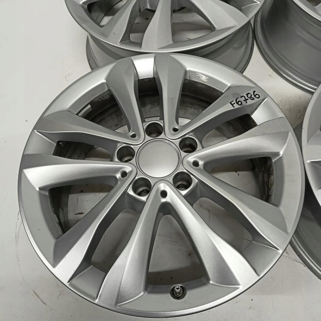 4x Alufelge 17 Zoll 7.0" 5x112 48ET Glanz Silber A2054018000 Mercedes-Benz W205 FEL6624017435yz