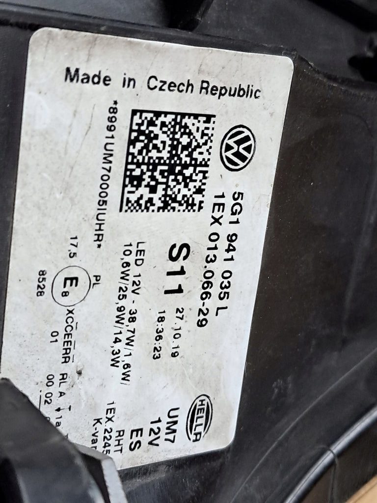 Frontscheinwerfer VW Golf VII 5G1941035L Full LED Links Scheinwerfer Headlight SCH2705714992kk