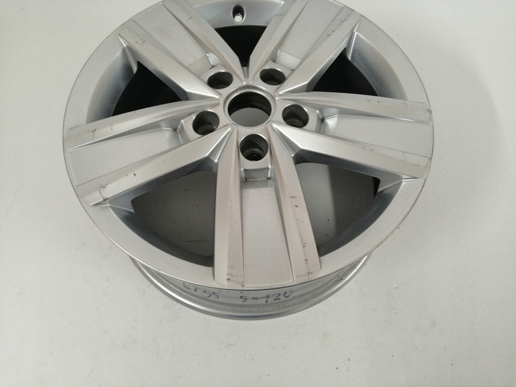 1x Alufelge 17 Zoll 7.0" 5x120 55ET Glanz Silber 601025P VW Multivan Rim Wheel FEL5029009530cc