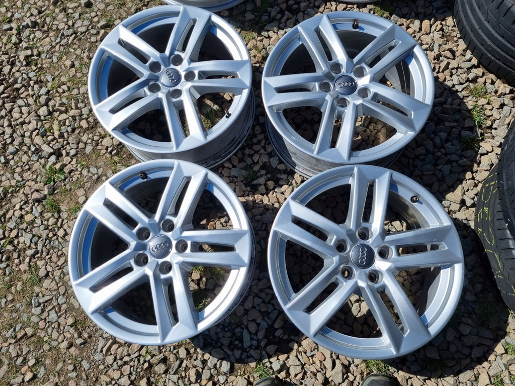 4x Alufelge 17 Zoll 7.0" 5x112 42ET Glanz Silber 8W0601025P Audi Rim Wheel FEL6458979846su