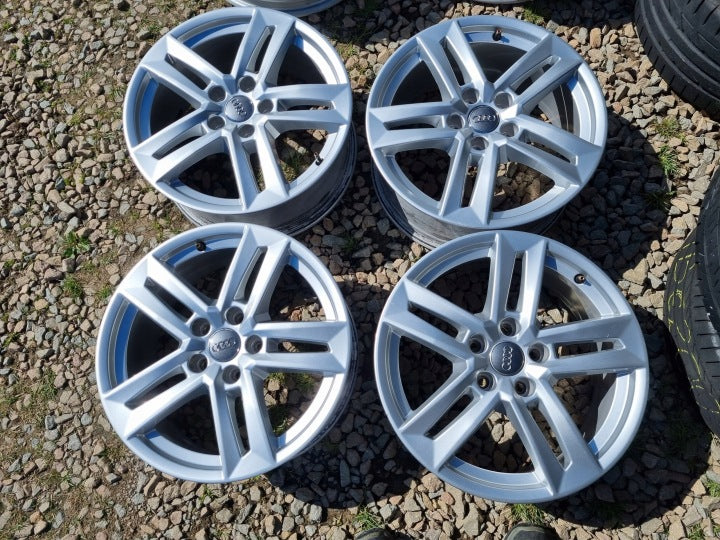 4x Alufelge 17 Zoll 7.0" 5x112 42ET Glanz Silber 8W0601025P Audi Rim Wheel FEL6458979846su