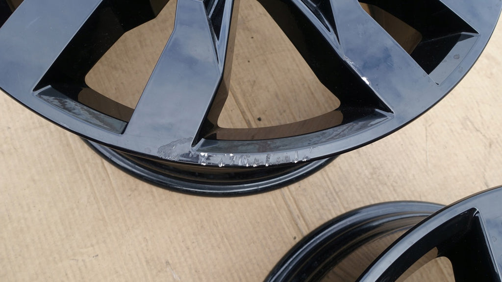 1x Alufelge 20 Zoll 8.5" 5x112 38ET Glanz Schwarz 5NA601025G VW Tiguan Rim Wheel FEL9920446938pq