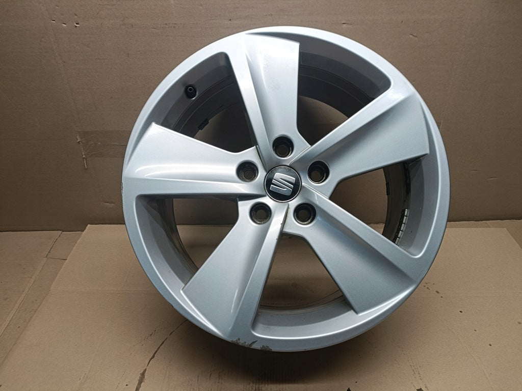1x Alufelge 17 Zoll 7.5" 5x112 51ET 5F0601025B Seat Rim Wheel FEL5637013172gn