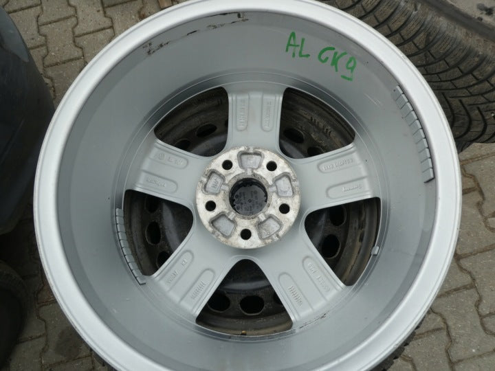 4x Alufelge 17 Zoll 6.5" 5x112 33ET Glanz Silber 5N0601025 VW Tiguan Rim Wheel FEL3411218783rz
