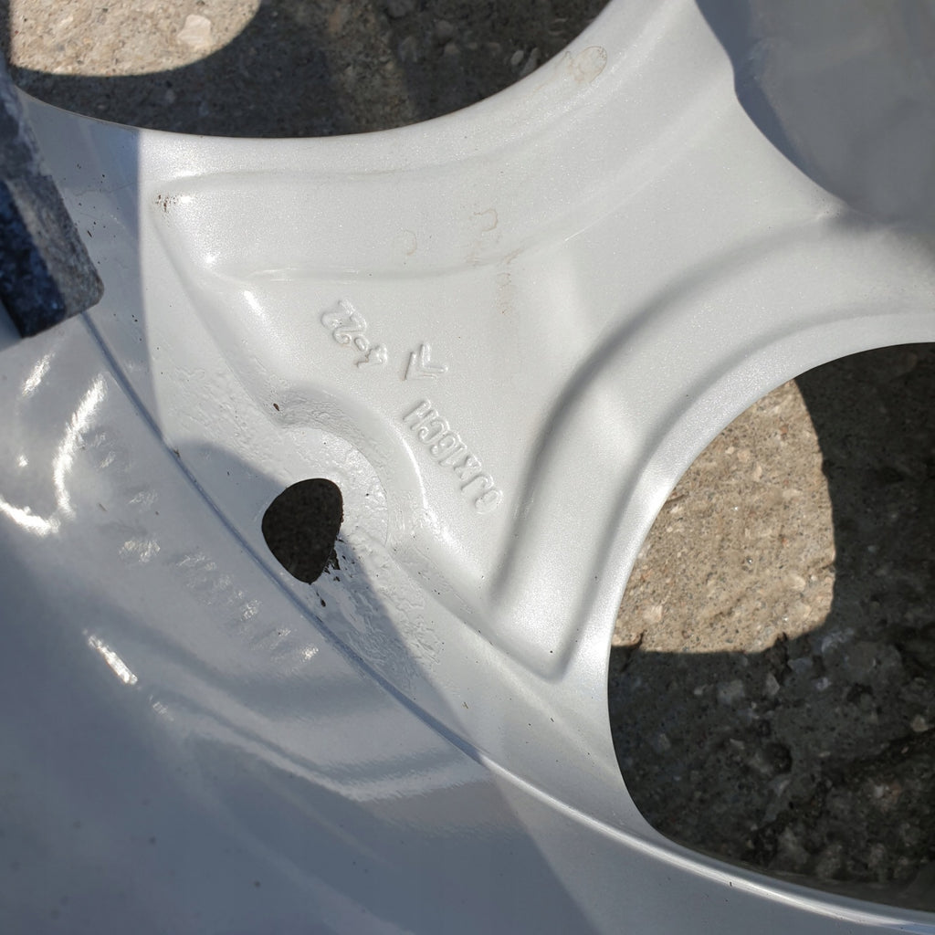 1x Alufelge 16 Zoll 6.0" 4x108 22ET Glanz Silber 9687753077 Citroën Rim Wheel FEL5319187469dh