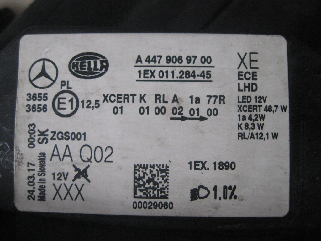 Frontscheinwerfer Mercedes-Benz Vito W447 A4479069700 Links Headlight SCH4592422124bi