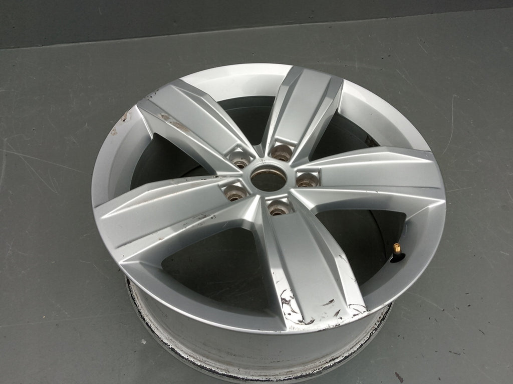 1x Alufelge 17 Zoll 6.5" 5x112 38ET Glanz Silber 3G0601025E VW Tiguan Rim Wheel FEL6978236393yw