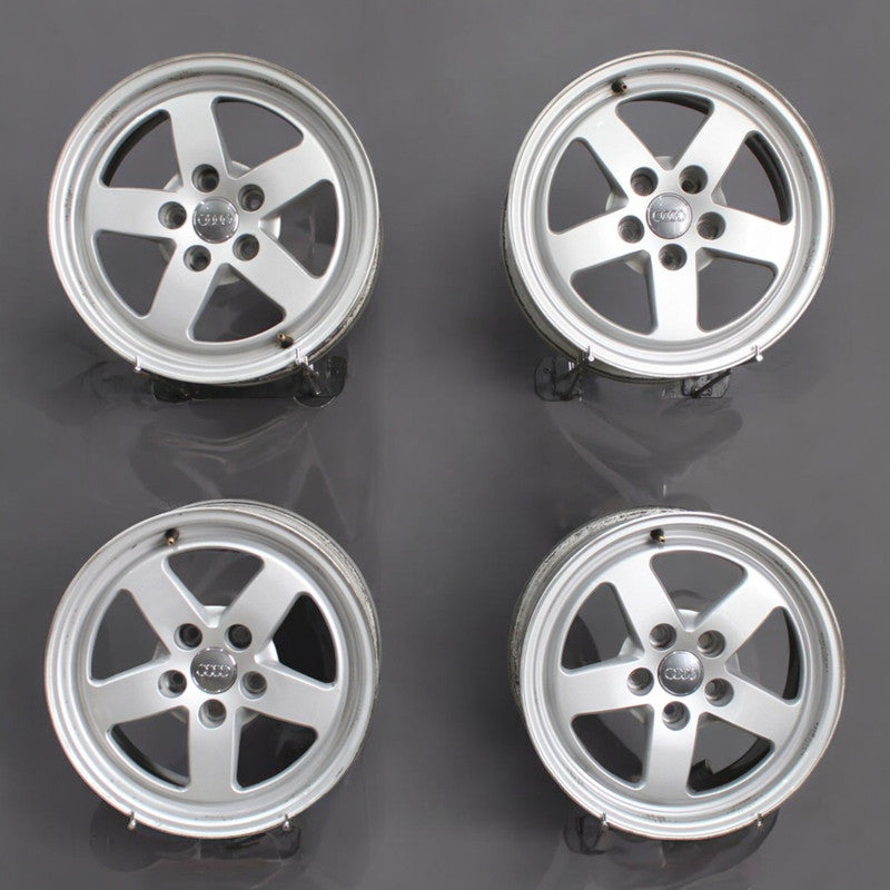 4x Alufelge 16 Zoll 7.0" 5x112 35ET Glanz Silber 8W0601025 Audi A4 B8 Rim Wheel