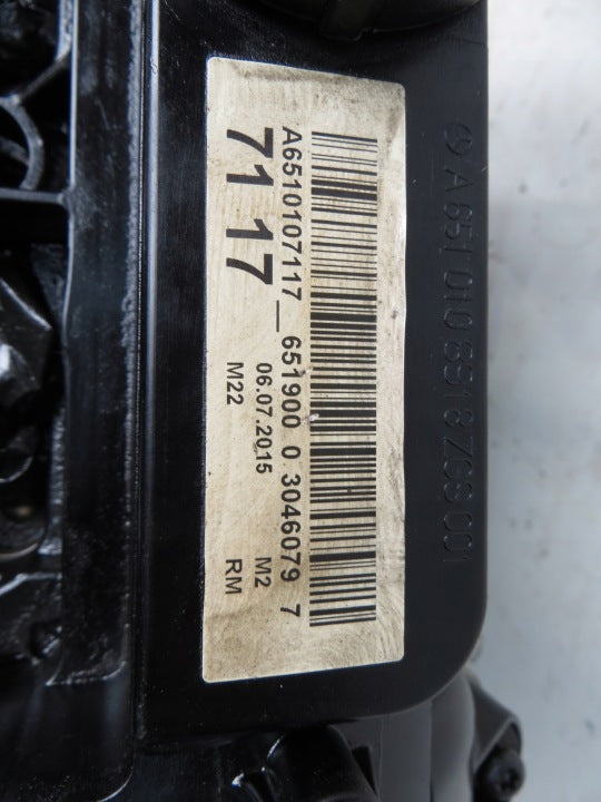 Motor Mercedes-Benz W205 OM651930 2.2 Diesel Engine Unkomplett MOT5979609585sn