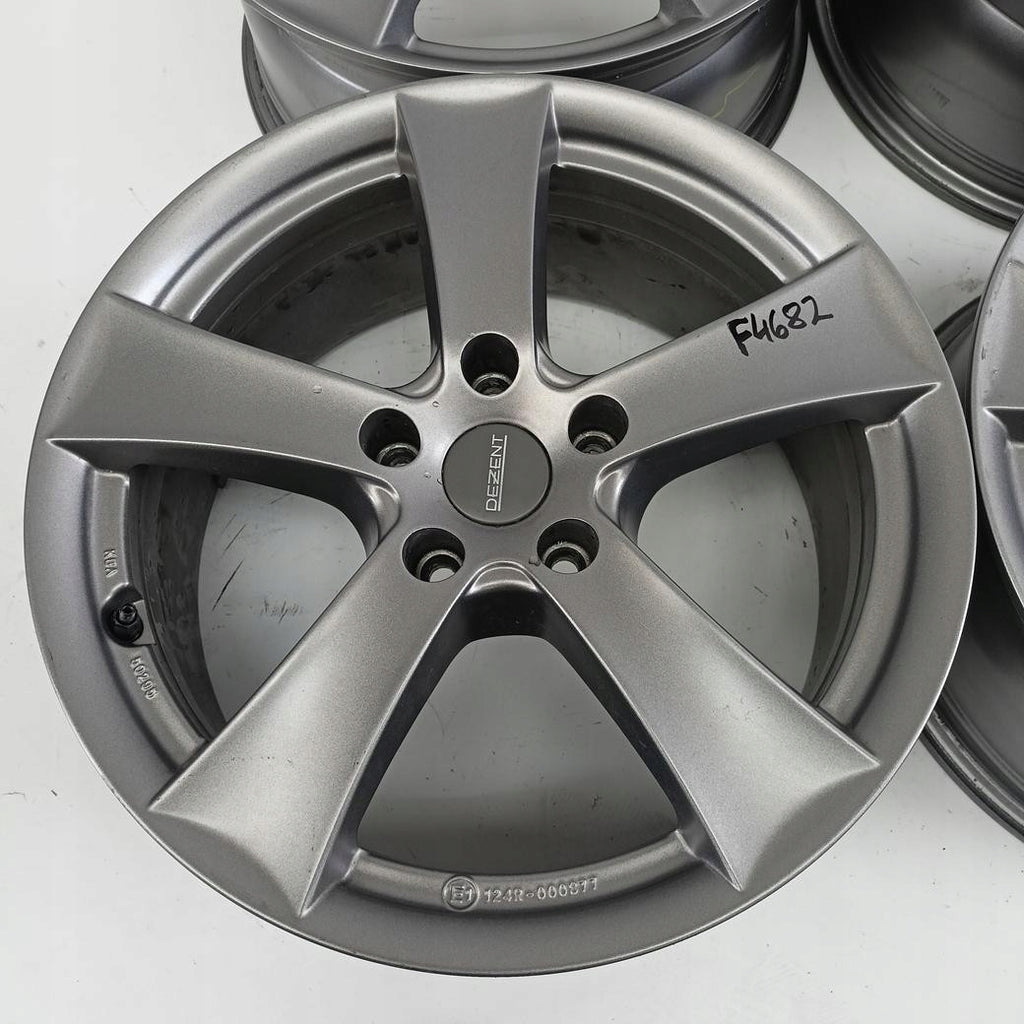 4x Alufelge 17 Zoll 7.5" 5x112 52ET Glanz Grau Audi I Rim Wheel FEL5103127943pt