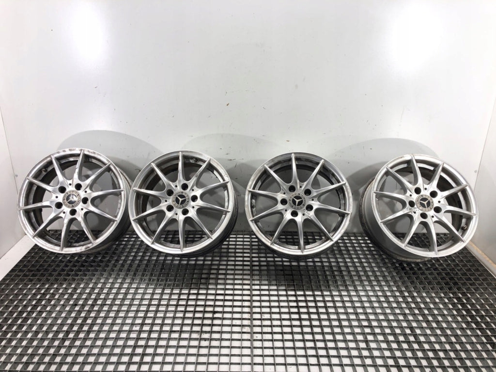 4x Alufelge 16 Zoll 6.0" 5x112 46ET Glanz Silber A1694012702 Mercedes-Benz