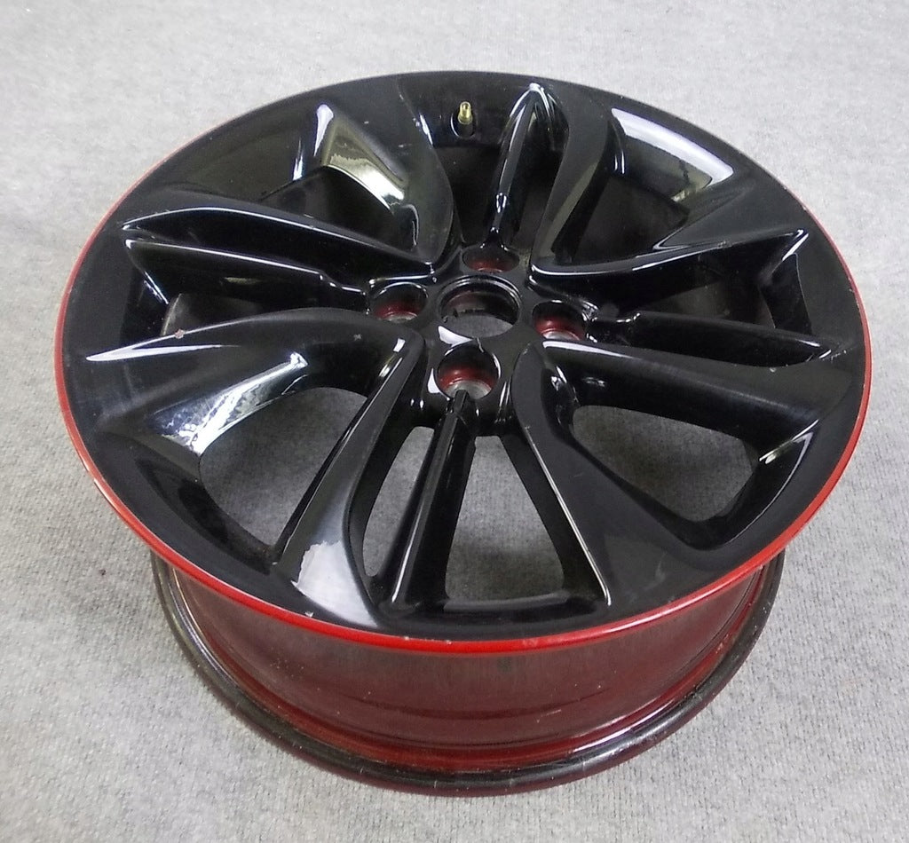 1x Alufelge 17 Zoll 7.0" 4x100 44ET Glanz Schwarz Opel Corsa Rim Wheel FEL1885293926od