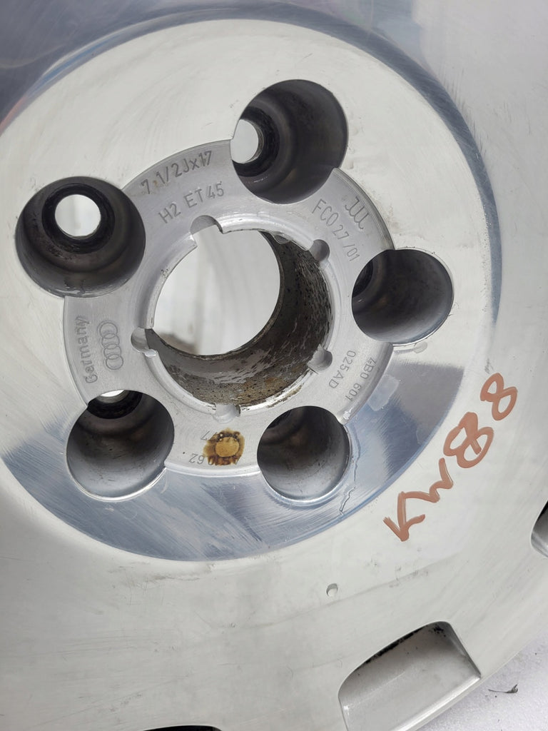 1x Alufelge 17 Zoll 7.5" 5x112 45ET Glanz Silber 4B0601025AD Audi A6 C5 FEL2518825580rp