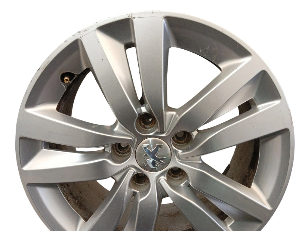 1x Alufelge 16 Zoll 7.0" 5x108 44ET Glanz Silber 9677989577 Peugeot 308 Ii FEL4094709864va