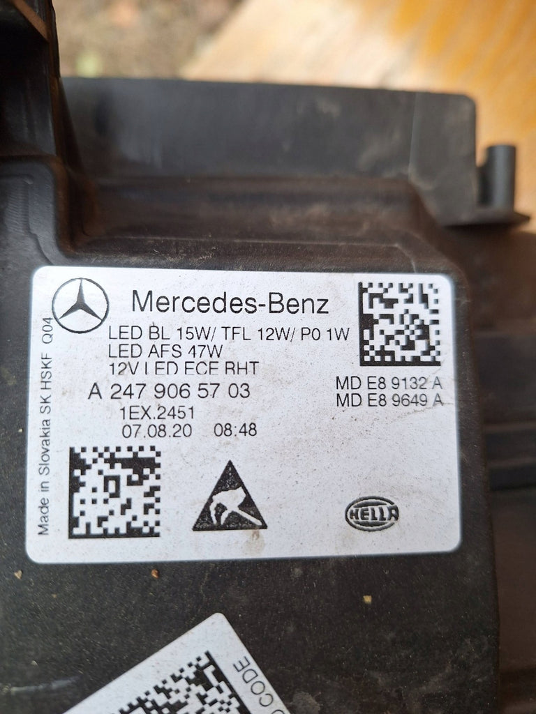 Frontscheinwerfer Mercedes-Benz W247 A2479065703 LED Links Headlight SCH8076893764nr