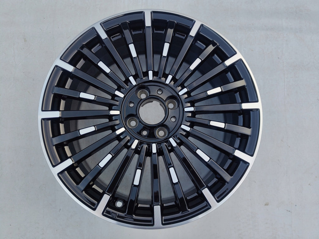 1x Alufelge 17 Zoll 6.5" 4x98 41ET Glanz Schwarz 52140534 Fiat 500e Rim Wheel FEL4485263000bs
