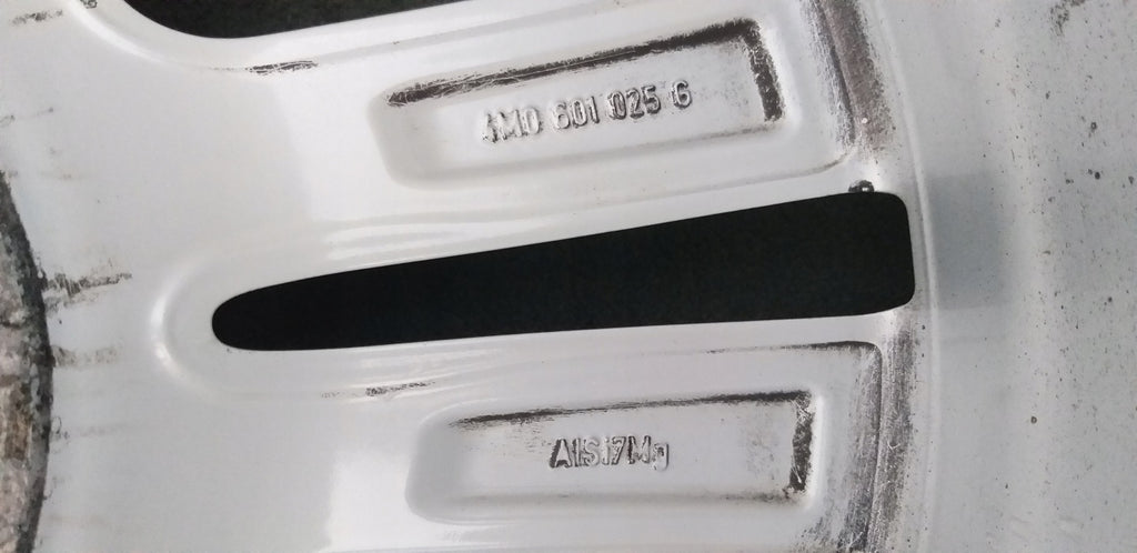 1x Alufelge 20 Zoll 8.0" 5x112 28ET Glanz Silber 4M0601025G Audi Q7 Rim Wheel FEL1362321995hb