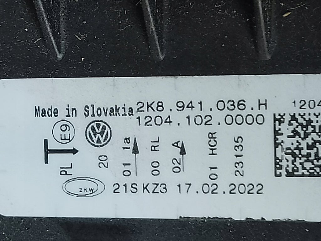 Frontscheinwerfer VW Caddy 2K8941036H LED Rechts Scheinwerfer Headlight SCH9597384817tc