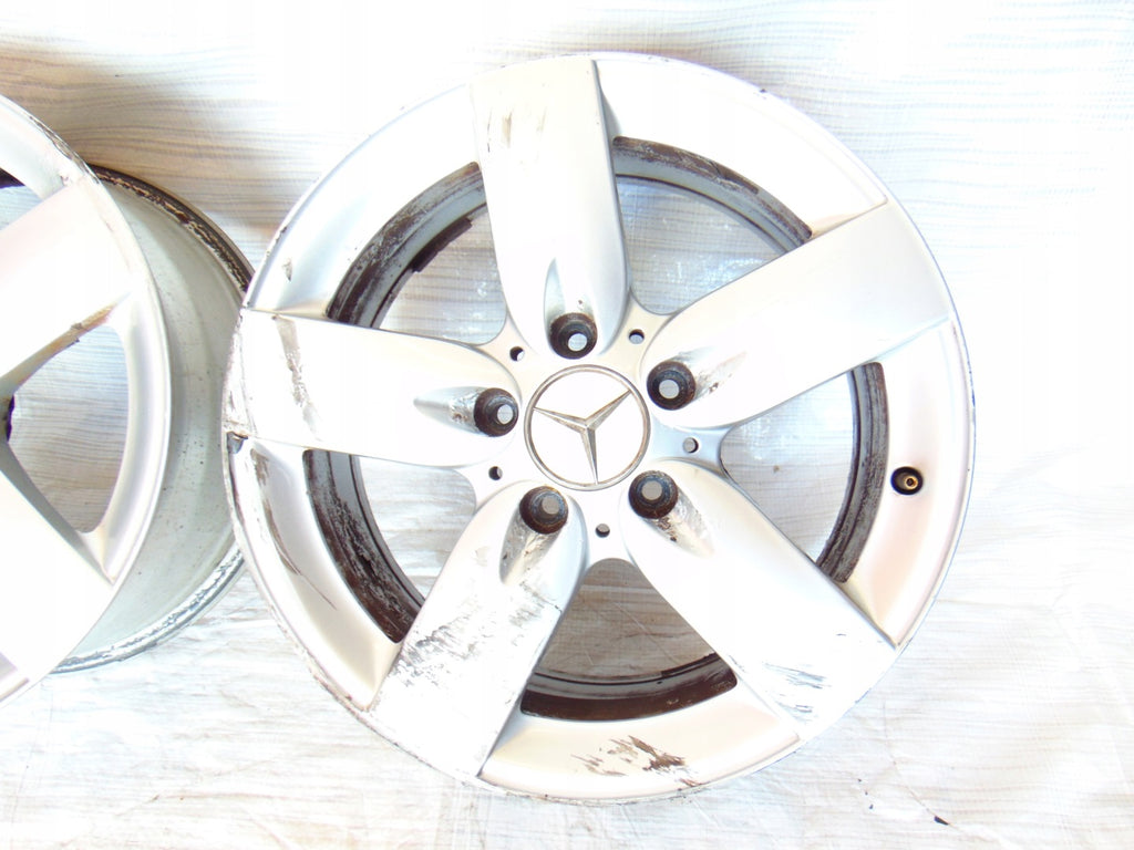 1x Alufelge 16 Zoll 7.0" 5x112 34ET 1714010102 Mercedes-Benz Slk R171 Rim Wheel FEL3458111397lk