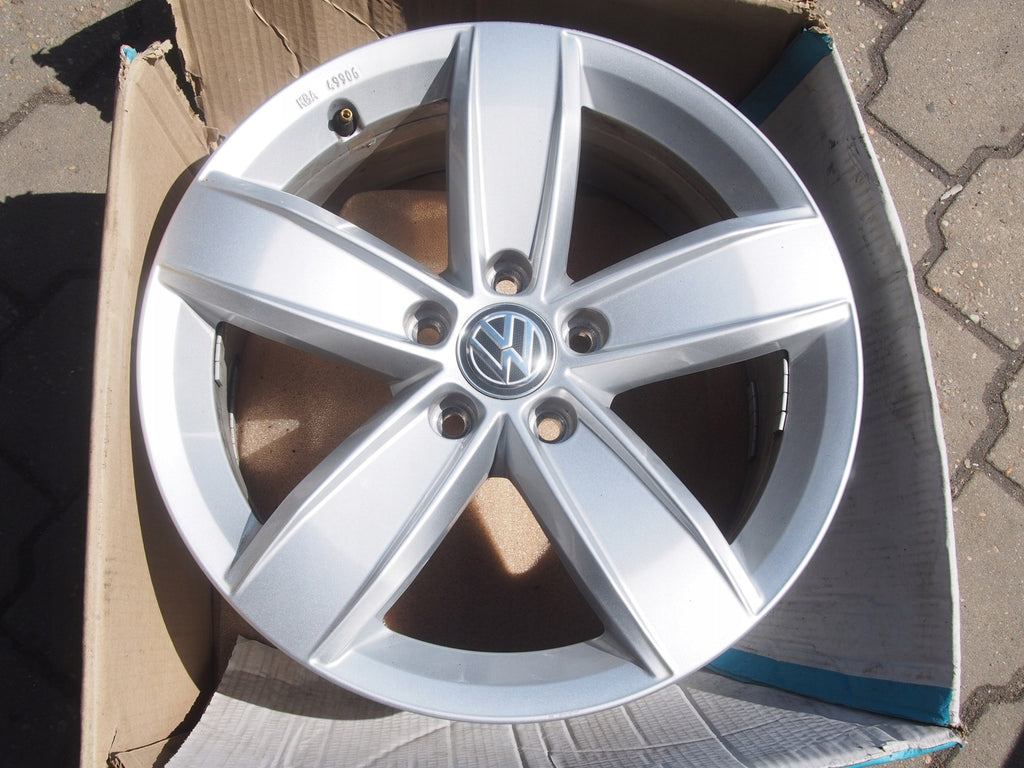 1x Alufelge 17 Zoll 6.5" 5x112 5NA071497 Vw Rim Wheel