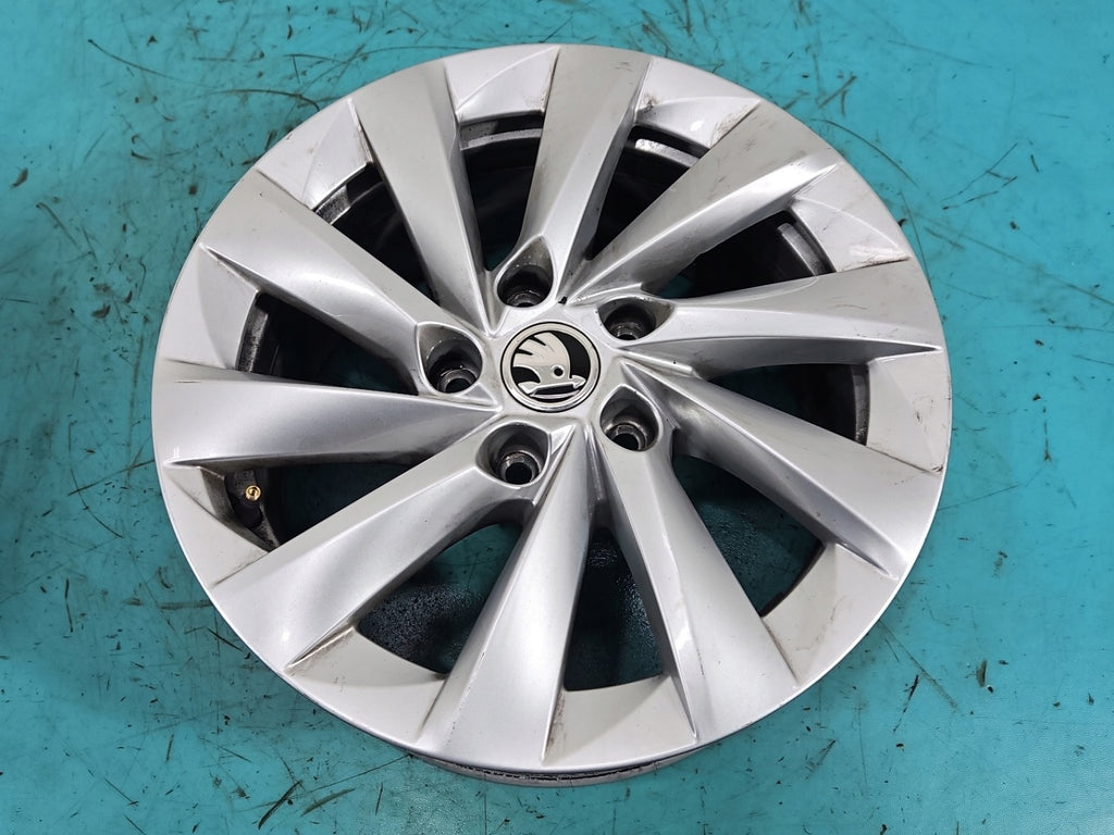 1x Alufelge 16 Zoll 7.0" 5x112 43ET 3P0601025 Skoda Superb I Rim Wheel FEL7715531085cz