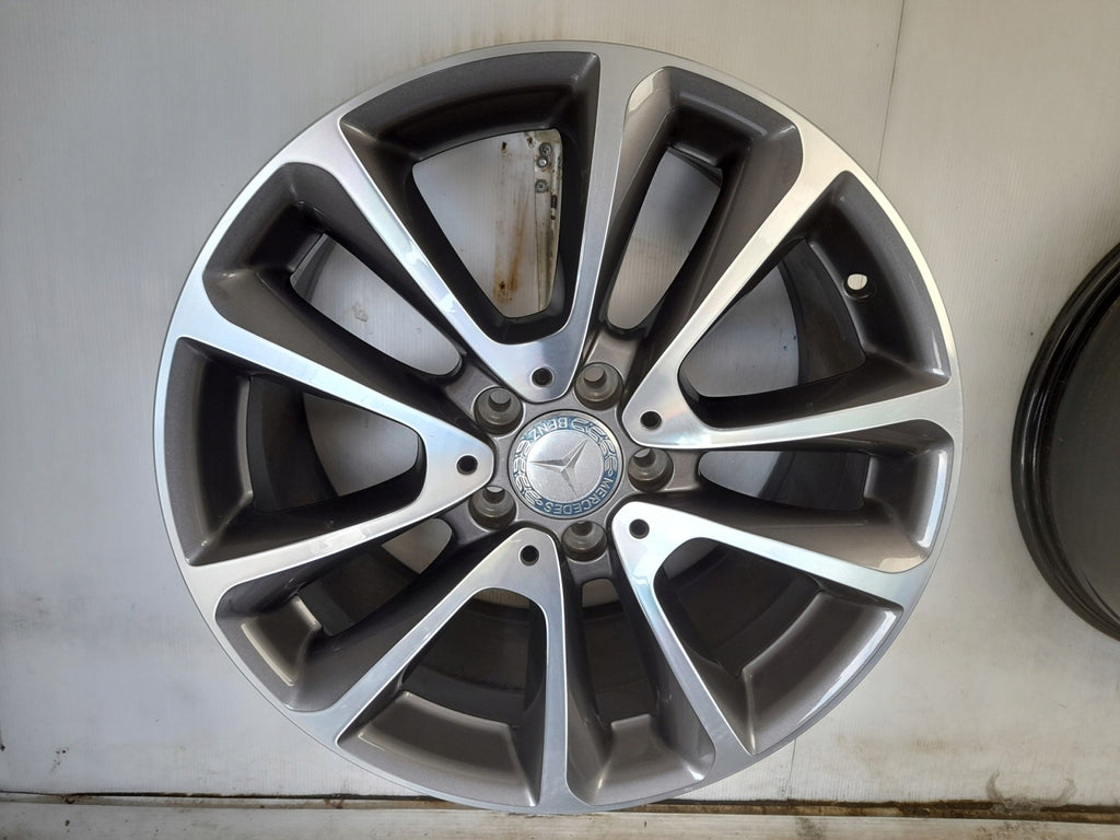 4x Alufelge 18 Zoll 9.0" 5x112 53ET Glanz Graphit A2134010400 Mercedes-Benz FEL6956598419ht